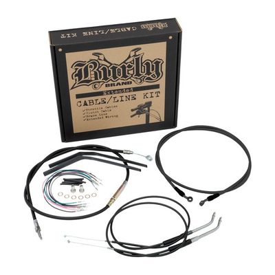 Vajer- och slangsats Burly Apehanger 18" FXST 07-10