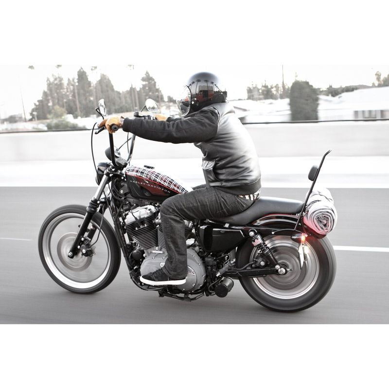 Sissybar Burly 13" svart XL Sportster 04-22