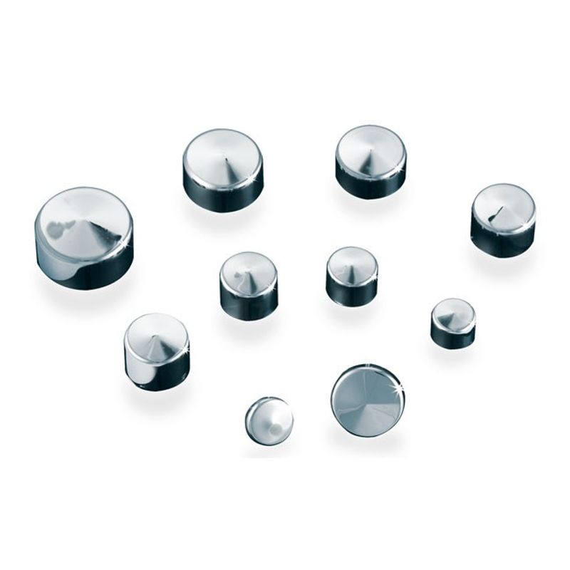 Skruvkåpor Kuryakyn Kool 5/16 1/4 krom 2441 (10-pack)
