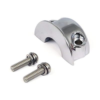 Klammer koppling/huvudcylinder styre MCS krom Big Twin 96-13