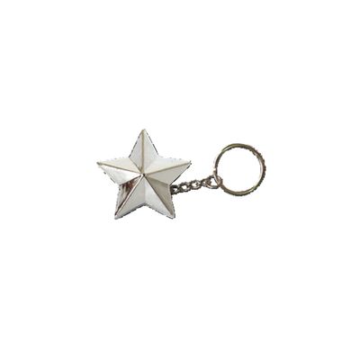 Nyckelring TrikTopz Star krom silver