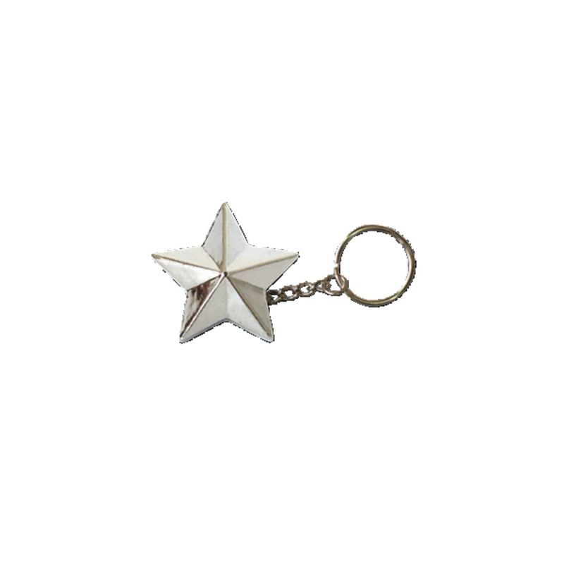 Nyckelring TrikTopz Star krom silver
