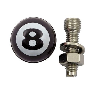 Fästen nummerplåt TrikTopz Trik Topz Eight Ball universal svart