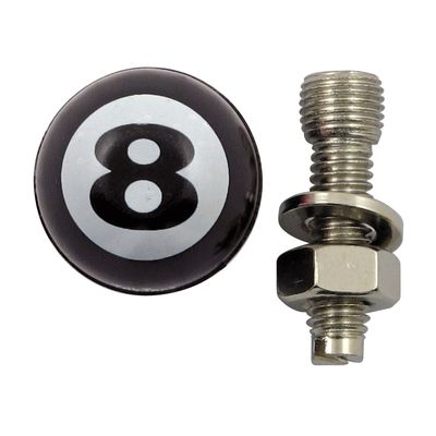Fästen nummerplåt TrikTopz Trik Topz Eight Ball universal svart
