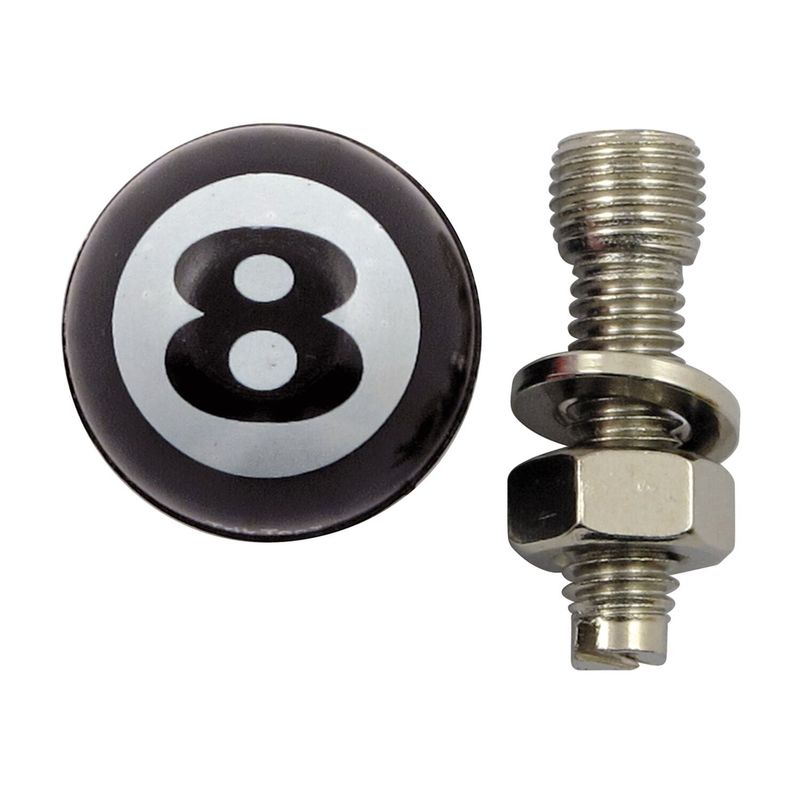 Fästen nummerplåt TrikTopz Trik Topz Eight Ball universal svart