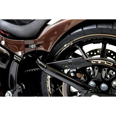 Skydd rem Cult-Werk övre svart Softail 08-17