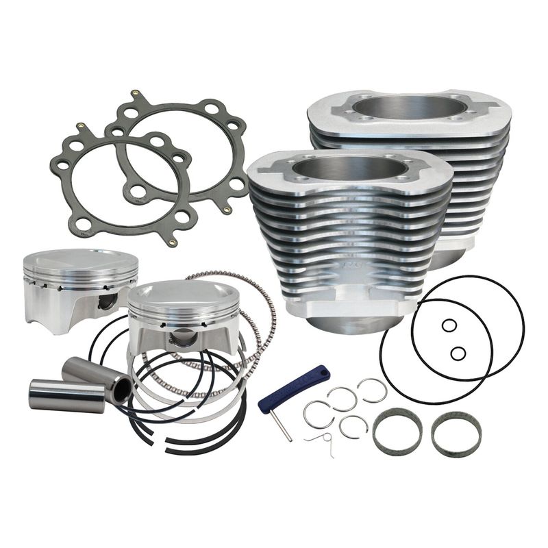 Kolvsats cylinder S&S 96" 103" 110" silver Twin Cam 96/103" 07-17