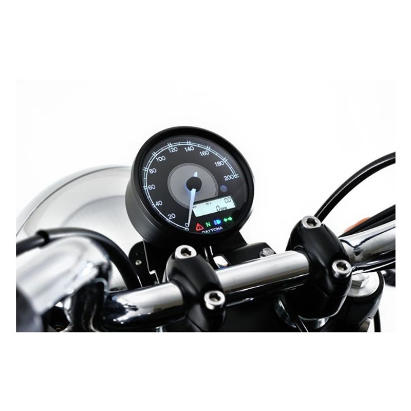 Hastighetsmätare Daytona Velona 200kph 80mm universal
