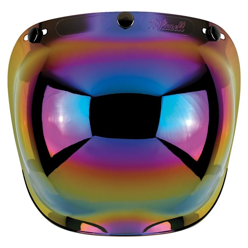 Visir Biltwell Bubble regnbåge spegel