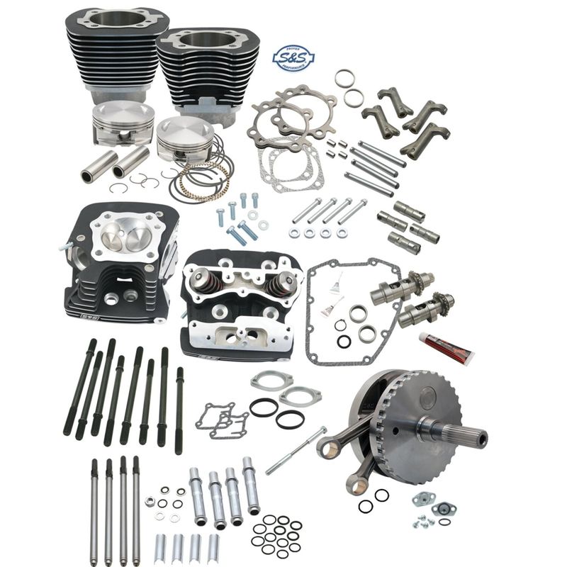 Cylindersats S&S 124" Hot Set-Up silver Dyna 06-17/Touring 07-16