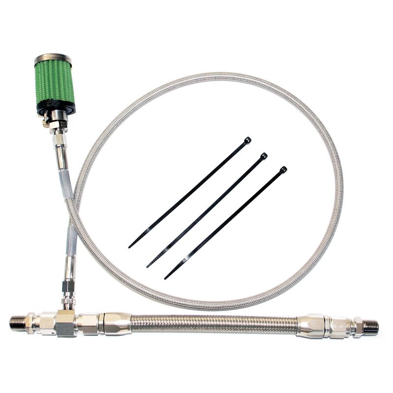 Vevhusventilationssats oljetank Feuling polerad FLT/Touring 02-06