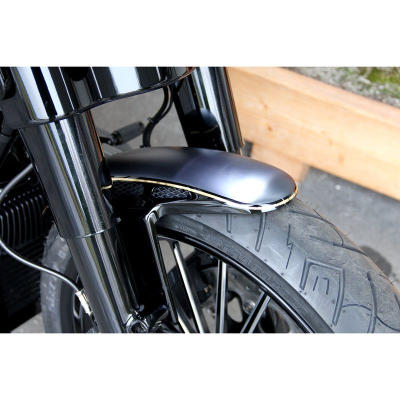 Framskärm Cult-Werk Custom V2 19" mattsvart FLT/Touring 14-25