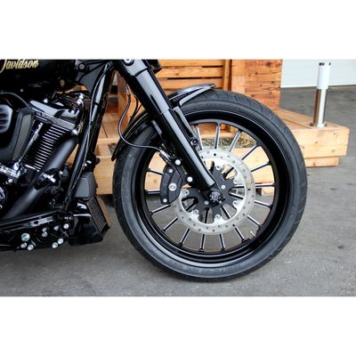 Framskärm Cult-Werk Custom V2 23" FLT/Touring 14-25 mattsvart
