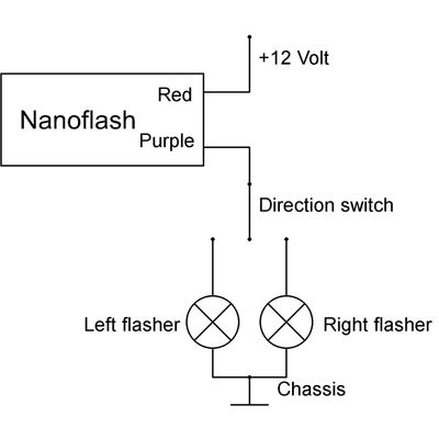 Blinkers Elektronikbox Axel Joost Elektronik Nanoflash universal