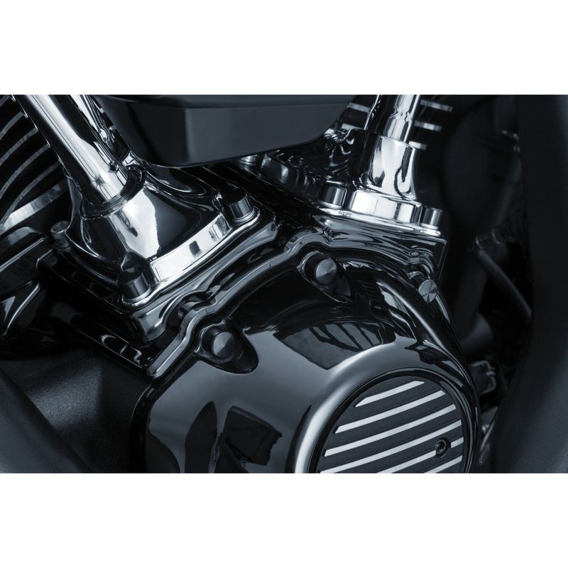Skruvkåpa Kuryakyn Kool svart Softail 18-24