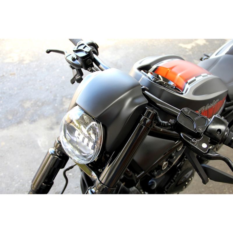 Mask strålkastare Cult-Werk New blanksvart V-Rod & Night Rod 02-11