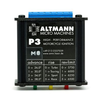 Tändmodul Altmann AMM-P3M8 enkel carbureted M8 engines 17-26