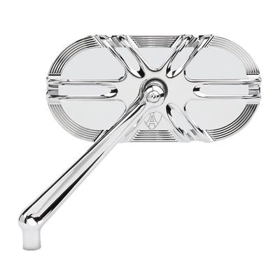 Spegel Arlen Ness vänster incl hardware for Harley, krom