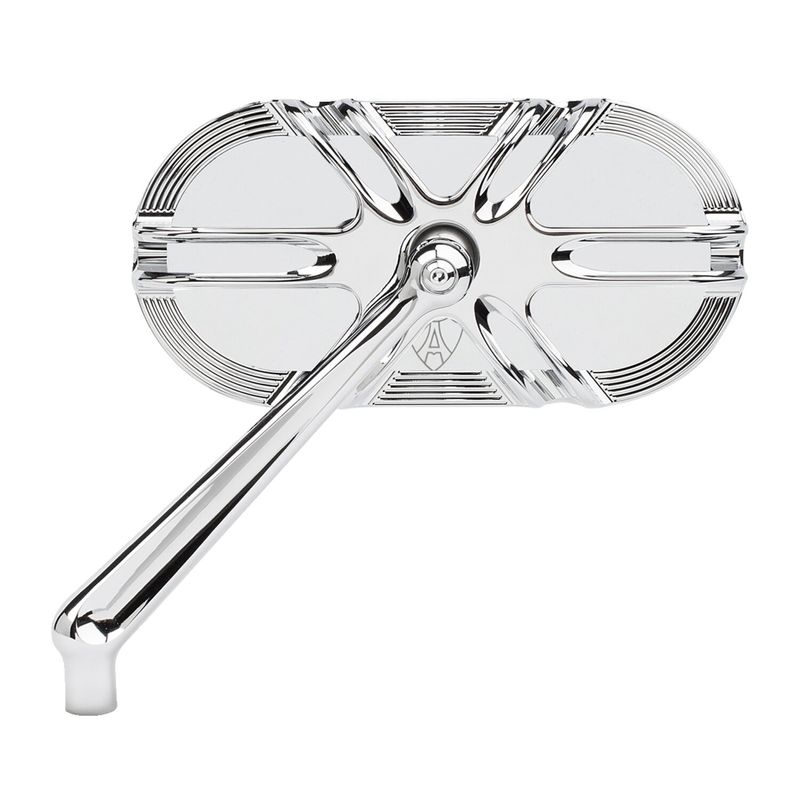 Spegel Arlen Ness vänster incl hardware for Harley, krom