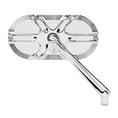 Spegel Arlen Ness höger incl hardware for Harley, krom