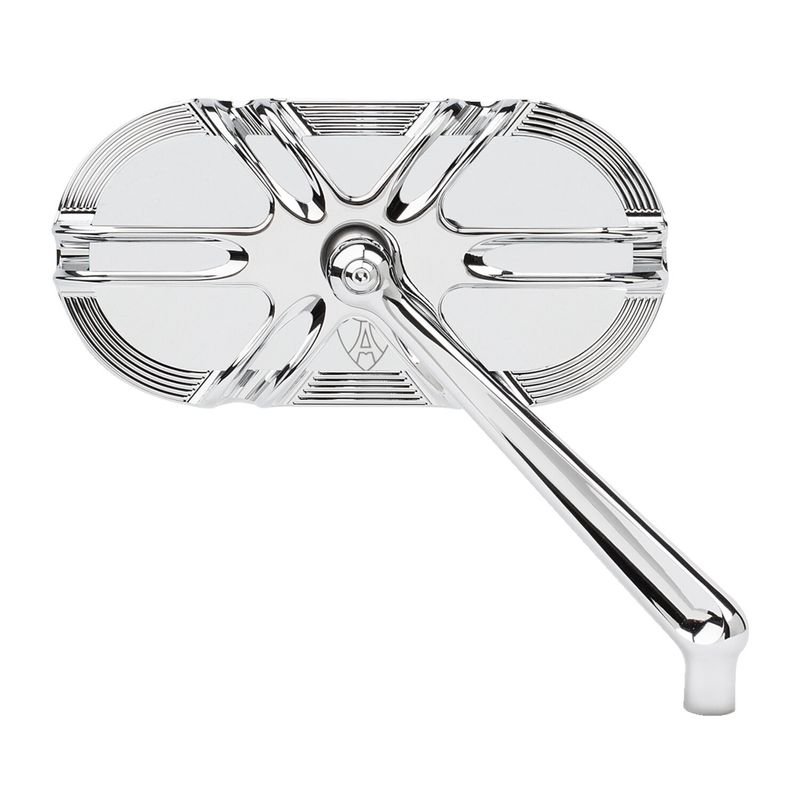 Spegel Arlen Ness höger incl hardware for Harley, krom