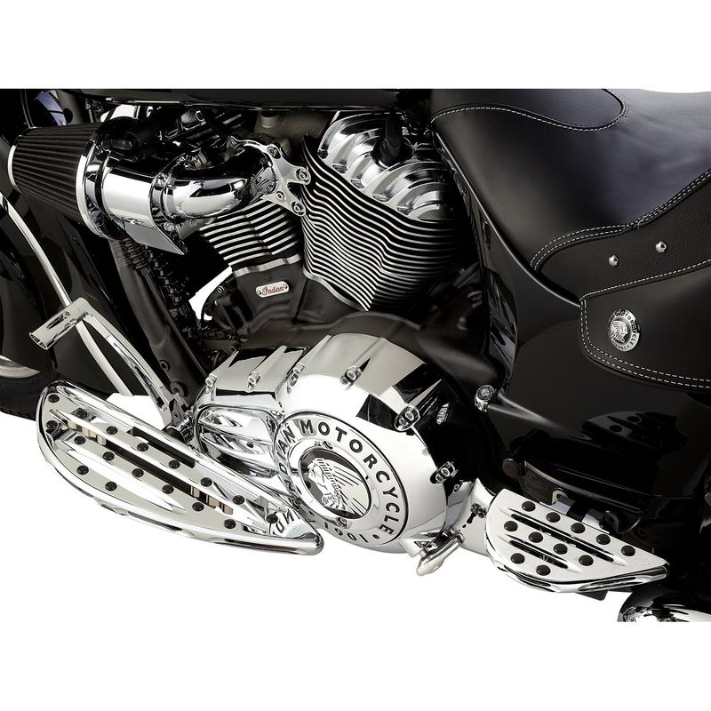 Fotplattor Arlen Ness 7" passagerare Indian Chief, Chieftain, krom