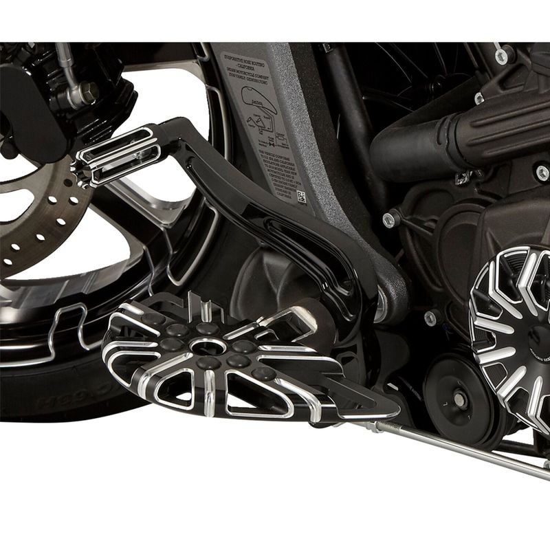 Fotplattor Arlen Ness 10-Gauge CC svart Indian Scout 15-20