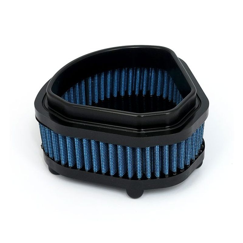 Luftfilterinsats MCS Lightning blå Big Twin with round air