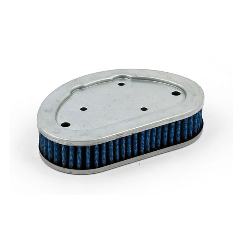 Luftfilterinsats MCS Lightning blå Dyna with teardrop filter cover