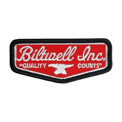 Tygmärke Biltwell Shield röd/grå/svart