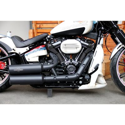 Luftfilterlock Cult-Werk Softail 18-24 mattsvart