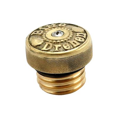 Wannabe Choppers "Bitte Drehen" gascap brass
