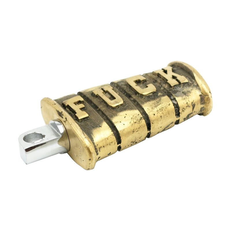 Pedal Wannabe choppers Fuck gjuten mässing