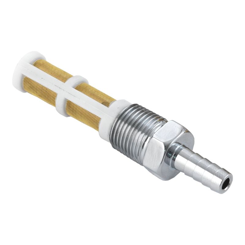 Nippel bränsleslang Kustom Tech K-Tech NPT 3/8 mässing krom