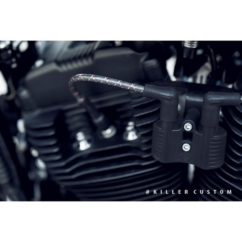 Flyttkit tändspole och tändningslås Killer Custom XL Sportster 07-22