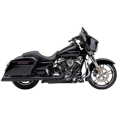 Avgasrör Cobra True dubbel svart Touring 17-26