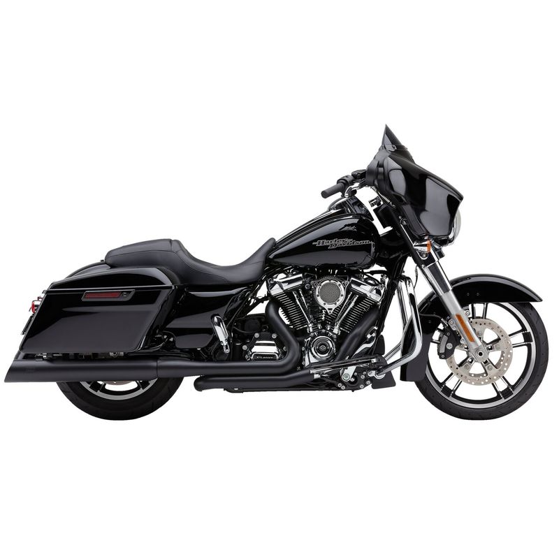 Avgasrör Cobra True dubbel svart Touring 17-26