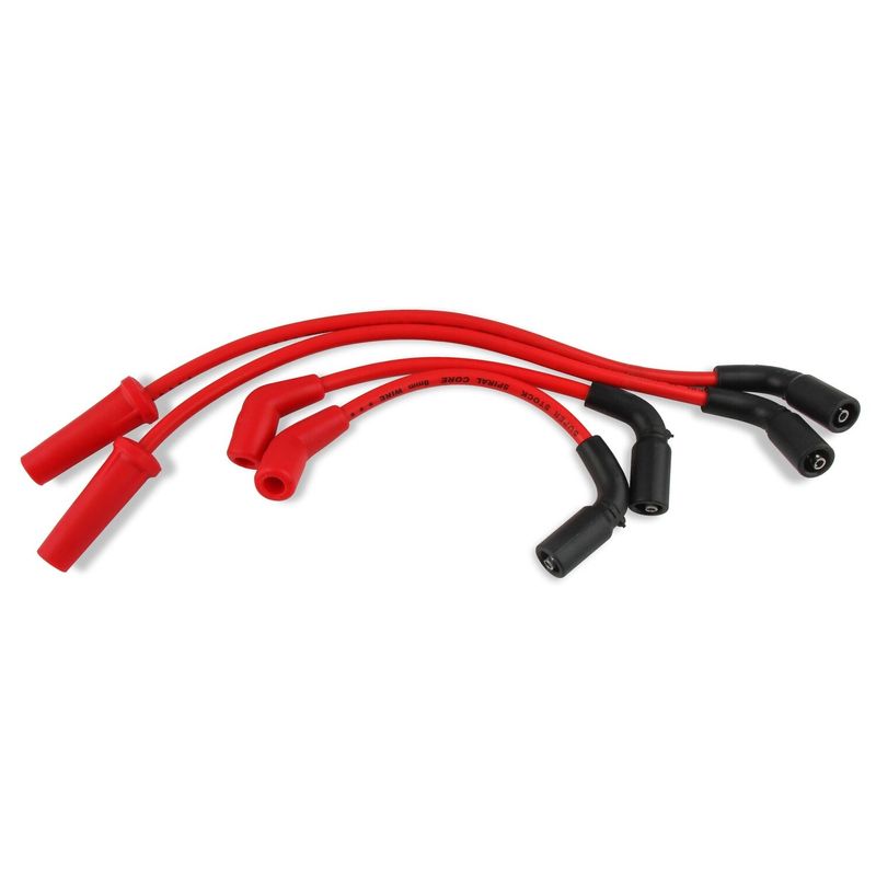 Kabel tändstift Accel Ferro Spiral 8mm röd Softail 18-26