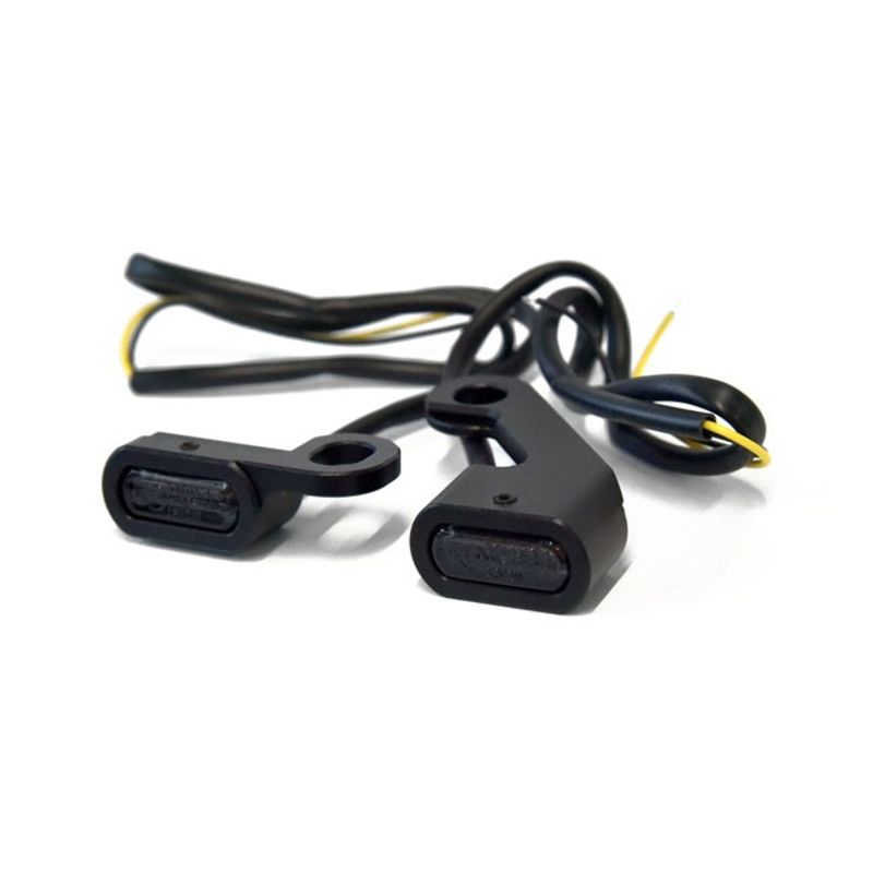 Blinkers MCS Fastline LED svart Cable clutch FLT/Touring 09-16 m.fl.