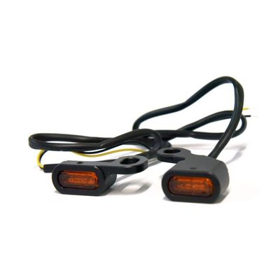 Blinkers MCS Fastline LED svart Softail 00-14