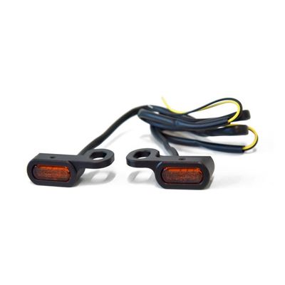 Blinkers MCS Fastline LED svart Hydraulic clutch FLT/Touring m.fl.