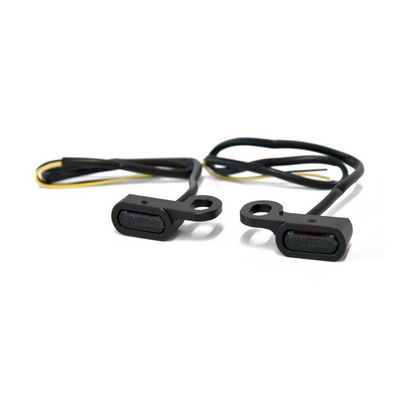 Blinkers MCS Fastline LED svart Hydraulic clutch FLT/Touring m.fl.