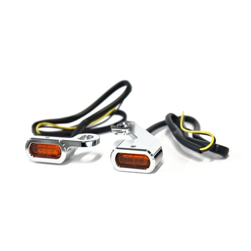 Blinkers MCS Fastline LED krom Cable clutch FLT/Touring 09-16 m.fl.