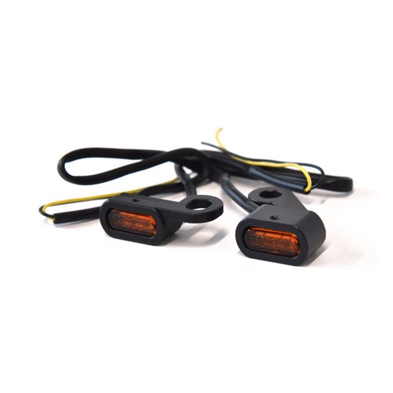 Blinkers MCS Fastline LED svart XL Sportster 14-22