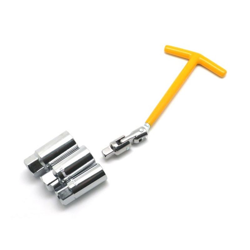 Hylsnyckel tändstift MCS T-handtag 16/18/21 mm