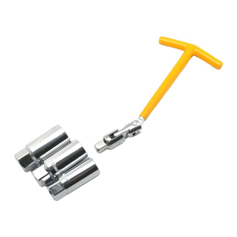 Hylsnyckel tändstift MCS T-handtag 16/18/21 mm