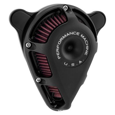 Luftfiltersats Performance Machine 0206-2140-SMB PM Jet Ops svart Softail 18-24