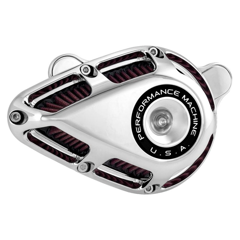 Luftfiltersats Performance Machine 0206-2140-CH PM Jet krom Softail 18-24