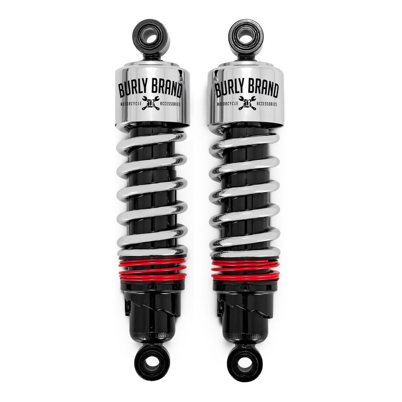 Stötdämpare Burly Slammer Plus 11.5 krom XL Sportster 88-03