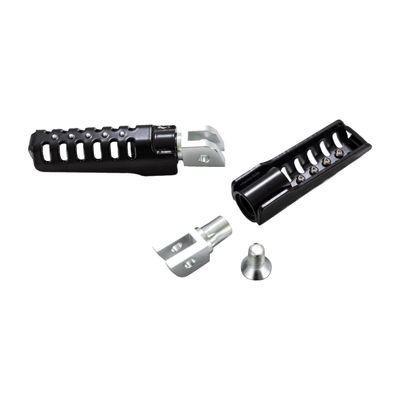 Fotpinnar Burly Razorback svart Softail with foot pegs 18-26